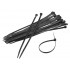 100 st nylon tyraps / kabelbinders Zwart 3,6 x 300 mm