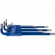 Inbussleutel-set Projahn, 9-delig, voor binnen-6kant 1,5-10 mm, lang, S2-staal Inbussleutel-set Projahn, 9-delig, voor binnen-6kant 1,5-10 mm, lang, S2-staal