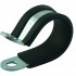 14 / 15mm verzinkte leidingklemmen met rubber inlage