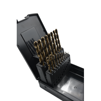 Professionele Metaalboren Set – 19-delig Cobalt (HSS-Co 5%) – Inclusief Opbergkoffer - RVS / staal boren
