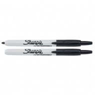 Sharpie Retractable Permanente  marker Zwart 1mm punt