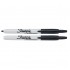 Sharpie Retractable Permanente  marker Zwart 1mm punt