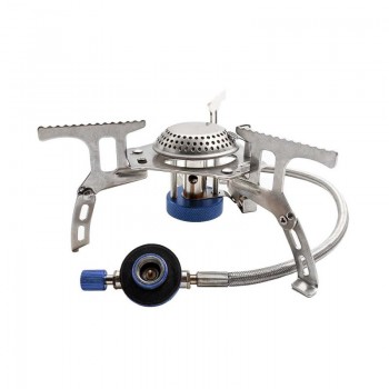 Kampeer gasbrander, met elektrische ontsteking (piëzo) - aansluting 7/16 - Folding Stove ''Specialist+''