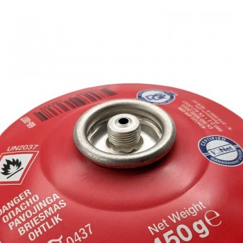  Gasfles / gaspatroon 450g, EN417 aansluting 7/16 ''Specialist+''